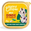 Image de Edgard & Cooper Adult Pâté bio sans céréales 85 g pour chat - dinde bio, poulet bio