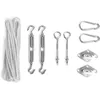 Image de Perel Kit de montage pour voile solaire