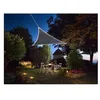 Image de Perel - Voile D'ombrage, 170 Led Solaires, Hydrofuge, 3,6 X 3,6 X 3,6 M, 160 G/MÂ², Ip44, Polyester, Triangulaire, Anthracite