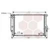 Image de Van Wezel Radiateur Moteur Pour Bmw Serie 5 Version : 525 Tds (M51) De 1990 À 1995