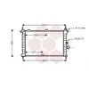Image de Van Wezel Radiateur Moteur Pour Opel Astra F Version : 1.7 Turbo Diesel - Eng./Mot. 17td De 1996 À 1998