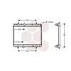 Image de Van Wezel Radiateur Moteur Pour Peugeot 407 Version : 2.2 / 1.6 Hdif De 2004 À 2015