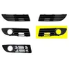 Image de Van Wezel Grille Gauche Ouverte Avec Trous Pour Feu Anti-Brouillard Dans Pare-Choc Pour Volkswagen Polo De 2005 À 2009