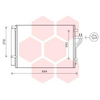 Image de Van Wezel Condenseur Avec Bouteille Pour Hyundai Ix35 De Avril 2010 À 2015 Version 1.7 Crdi / 2.0 Crdi