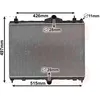 Image de Van Wezel Radiateur Moteur Essence Pour Peugeot 508 D'après Juil 2014 Version 1.6 Thp