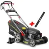 Image de Tondeuse thermique autotractÃ©e 144.3cc - 46cm livrÃ©e avec 2 lames + mulching - Gardeo Pro