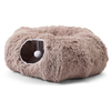 Image de env. Ø85xH26cm Savic Tunnel de jeu Snuggle avec coussin pour chat