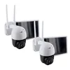 Image de 2 caméras avec panneau solaire - CHACON - 2-IPCAM-DM02 - Extérieur - WiFi