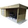 Image de Abri De Jardin Bois Avec Auvent - Arhus - 7,65m2