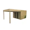 Image de Solid Abri de jardin en bois traité Matera 298x291+293cm