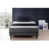 Image de Deko Dream DEKO DREAM Ensemble matelas sommier 160x200 cm - Mousse mémoire - 28cm - 5 zones - Ferme - HOTEL PREMIUM LUX