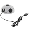 Image de basicXL Football - Supporters Edition - souris - droitiers et gauchers - optique - 3 boutons - filaire - USB - blanc, noir