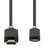 Image de Nedis - Câble HDMI avec Ethernet - HDMI mâle pour HDMI mini mâle - 2 m - rond