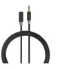 Image de Nedis - Rallonge de câble audio - mini-phone stereo 3.5 mm mâle pour mini-phone stereo 3.5 mm femelle - 5 m - anthracite - rond
