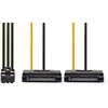 Image de Câble d'alimentation interne Nedis CCGP74205VA015 Noir / Jaune
