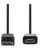 Image de Nedis - Câble adaptateur - DisplayPort mâle pour HDMI mâle - 2 m - noir - rond