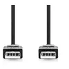 Image de Nedis - Câble USB - USB (M) pour USB (M) - USB 2.0 - 2 m - rond - noir