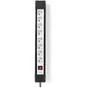 Image de Nedis EXSO830F1PRO multiprise 3 m 8 sortie(s) CA IntÃ©rieure Noir, Blanc