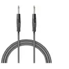 Image de Nedis OnStage series - Câble audio - jack mono mâle pour jack mono mâle - 1.5 m - gris foncé