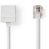 Image de Nedis Nedis Rallonge de Câble de Télécommunication RJ11 Mâle - RJ11 Femelle 10,0 m Blanc