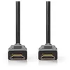 Image de Nedis - Câble HDMI - HDMI mâle pour HDMI mâle - 1 m - noir - rond support 4K