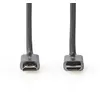 Image de Nedis - Câble HDMI avec Ethernet - HDMI mâle pour HDMI mâle - 1 m - anthracite bronze - support 4K