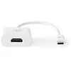 Image de Nedis - Ultra High Speed - adaptateur vidéo - USB-C mâle droit pour HDMI femelle droit - 20 cm - blanc - rond support 4K