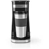 Image de Nedis Nedis Cafetière 1 Tasse Mug de Voyage à Double Paroi 0,42 L Noir