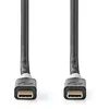 Image de Nedis - Câble USB - USB-C (M) pour USB-C (M) - USB 3.2 Gen 2 - 5 A - 1 m - anthracite