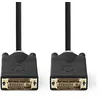 Image de Nedis - Câble DVI - DVI-D (M) pour DVI-D (M) - 3 m - moulé, rond, vis moletées, support 2560 x 1600 (WQXGA) - anthracite