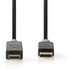 Image de Nedis - Câble adaptateur - DisplayPort mâle pour HDMI mâle - 3 m - blindé - anthracite - moulé, rond, support pour 4K30Hz