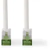 Image de Nedis - Cordon de raccordement - RJ-45 (M) pour RJ-45 (M) - 3 m - 5.8 mm - pairs in metal foil (PiMF) - CAT 7 - moulé, rond - blanc