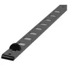 Image de EntrÃ©e d'air alu Ã  glissiÃ¨re 485/3 RENSON 475 mm - noir 9005 - 00048538