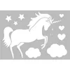 Image de Pochoir a4 licorne - artémio