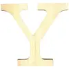 Image de Lettre Y - Hauteur 11,5 cm - Bois découpé