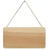 Image de Plaque en bois à suspendre 21 x 10 cm