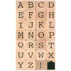 Image de Tampons bois - Alphabet en majuscules