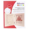 Image de Kit moulage empreinte de bébé + cadre photo 36,5 x 23,5 cm - artémio
