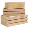 Image de Ensemble de mini cagettes en bois 3 pièces - artémio