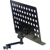 Image de Stagg Mus-Arm 2 - Pupitre Tablette PerforÃ©e - Bras DÃ©tachable - 47.8 X 34.5 Cm - Acier