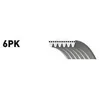 Image de Courroie D'accessoire Micro V 6pk1400
