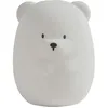 Image de Veilleuse Grand Ours Blanc 16cm Silicone