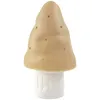 Image de Petite Lampe Veilleuse Champignon Blanc, Beige