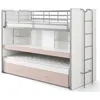 Image de Vipack Lits superposés Bonny 2 couchages Compact 80 Rose Clair