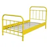 Image de Vipack Lit en mtal New York Jaune 90 x 200 cm