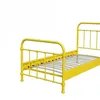 Image de Vipack Lit en mtal New York Jaune 90 x 200 cm