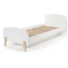 Image de Vipack Lit simple Kiddy en bois laqu et brut et sommier 90x200cm