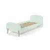 Image de Vipack Lit simple Kiddy en bois laqu et brut et sommier 90x200cm Vert menthe