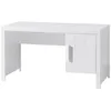 Image de Vipack Vipack Bureau Erik Bois Laqu Blanc Avec 1 Caisson 1 Porte Longueur 137 Cm