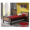 Image de Vipack ALEX Lit Simple 90x200 pin massifPin massif + Sommier 13 lattes